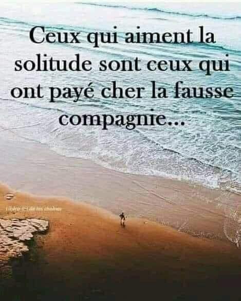 Solitude fausse compagnie